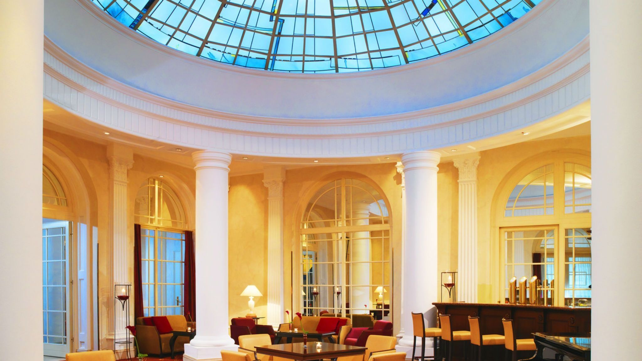 Die gemütliche Pianobar im Hotel Fürstenhof, Leipzig